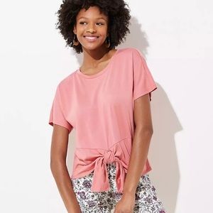 {LOFT} Tie Front Tee
